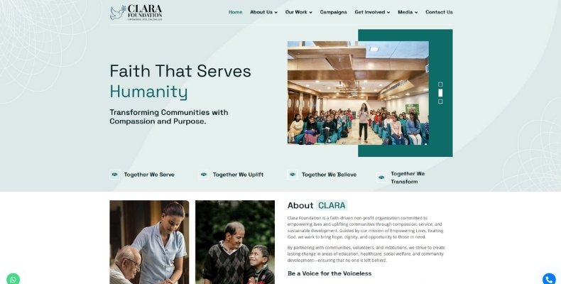 Charla Foundation — NGO Website