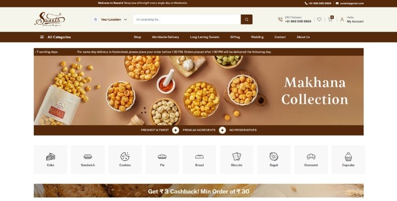 Sweets — Online Mithai Store