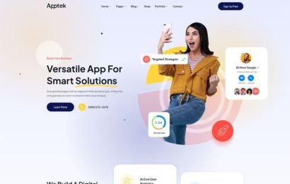 Responsive corporate website UI design