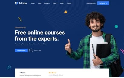 Ecommerce website design with clean product layout