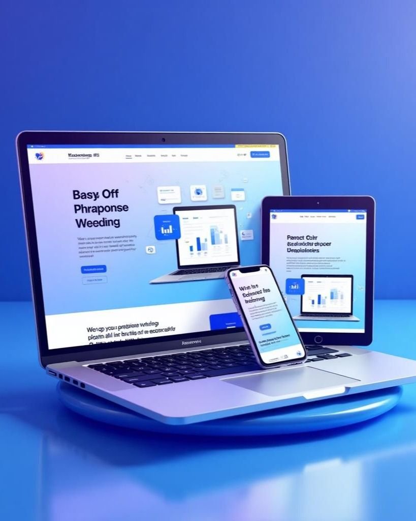 Responsive business website development
